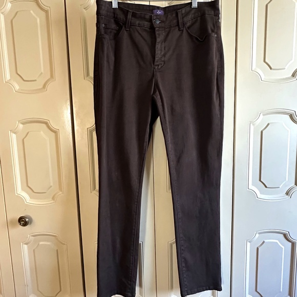 NYDJ Denim - NYDJ Jeans Women’s Chocolate Brown leggings with Lift Tuck Technology